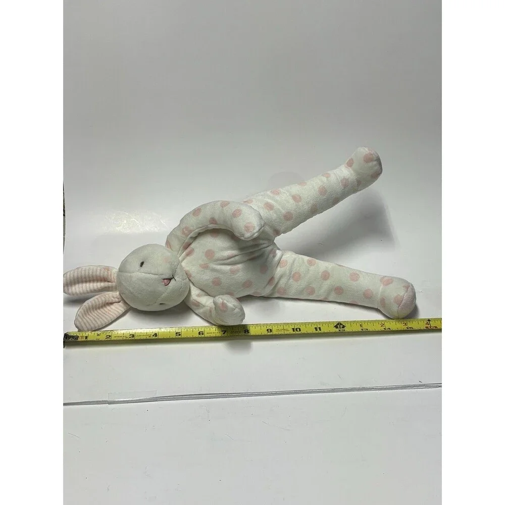 Bunnies By The Bay Plush BIG BLOOM BUDDY Gray Polka Dot Bunny #101050 Lovey